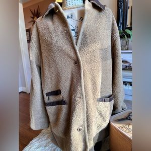 Reversible camel color jacket